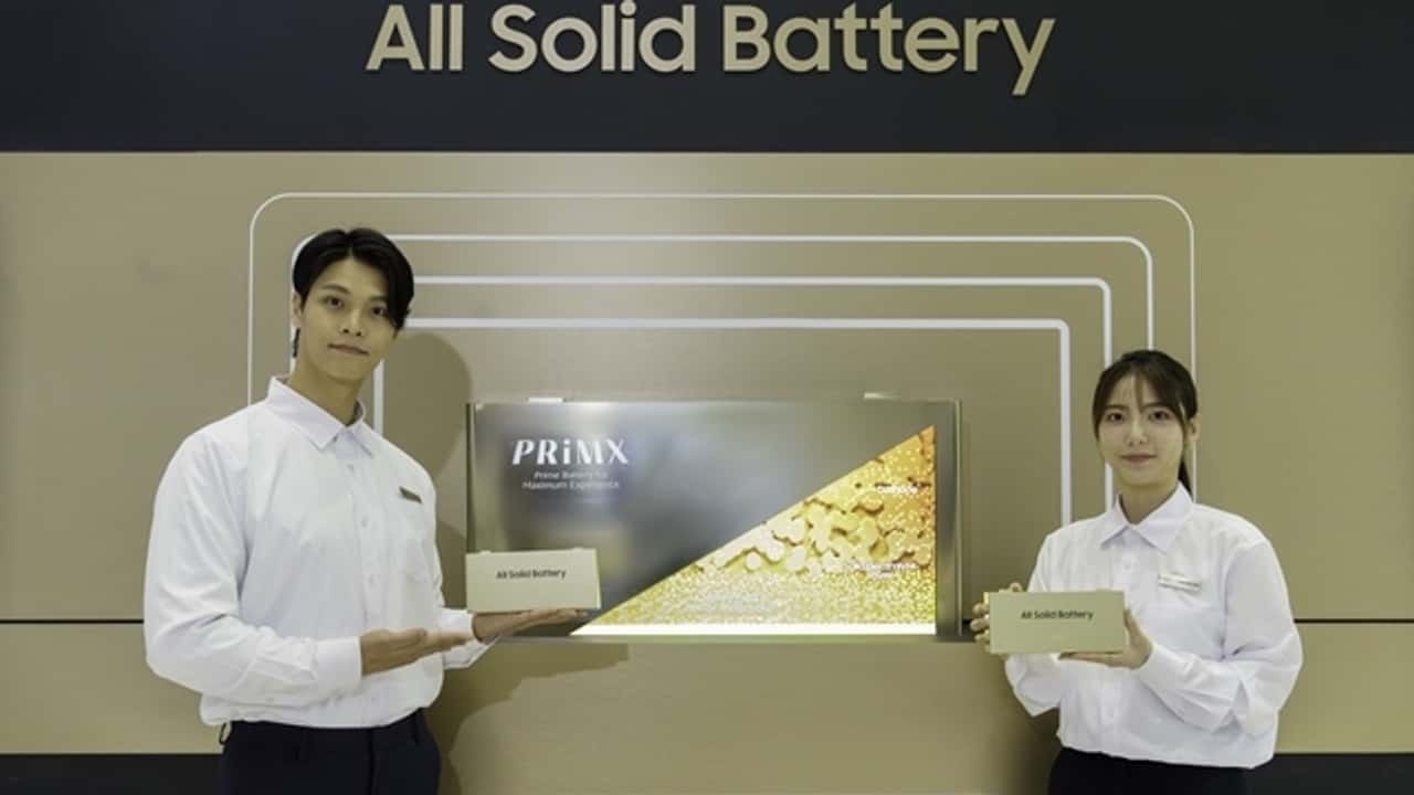La batteria allo stato solido di samsung sdi