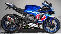 The bike is equipped with a bunch of go-fast goodies you'd find in the actual WSBK race machine.