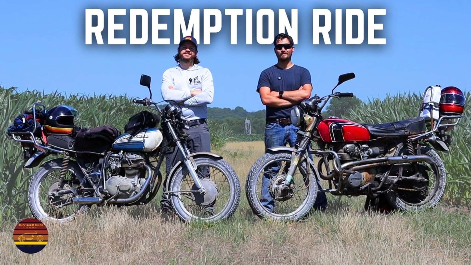 From Junkyard Bikes To Ice Cream Watch Two Vintage Hondas Hit The Road