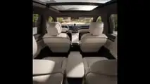 Nio EL8 (2025): Das Interieur der Executive Version. Der vordere Teil des Glasdachs lässt sich üffnen