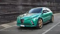 Alfa Romeo Stelvio als Rendering