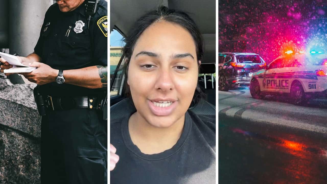 Woman gets pulled over by cop
