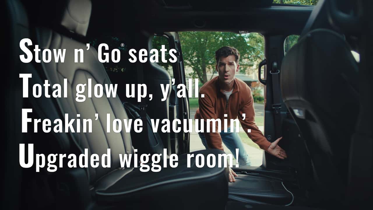 Chrysler Pacifica 'Acronyms' Campaign screenshot