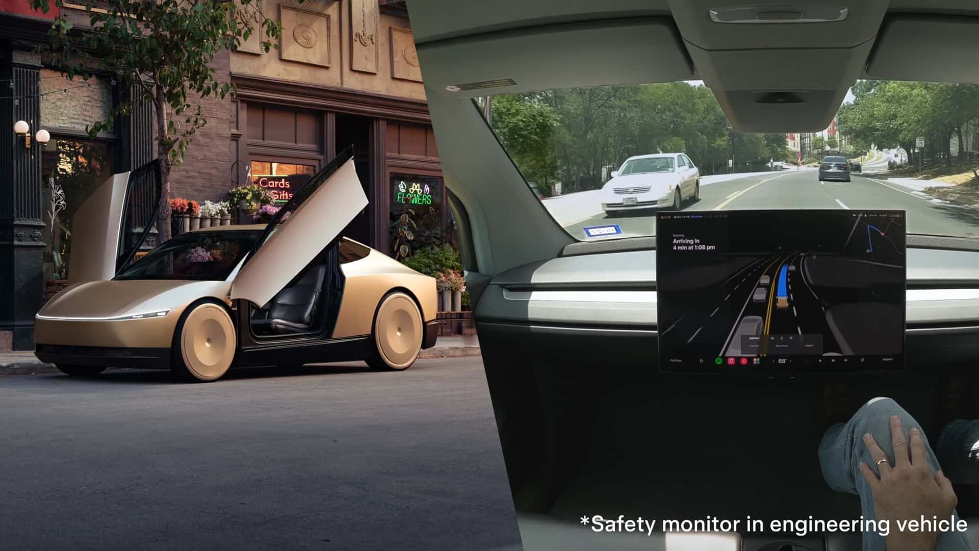 Tesla tests steering wheel-free Cybercab on Austin streets