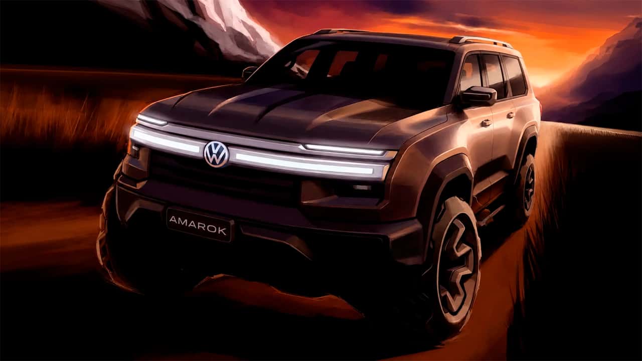 VW lançará super SUV da Amarok com 7 lugares para brigar com SW4 e H9