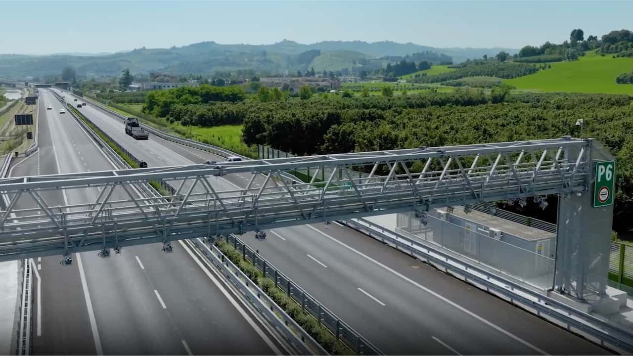 Free flow autostrada