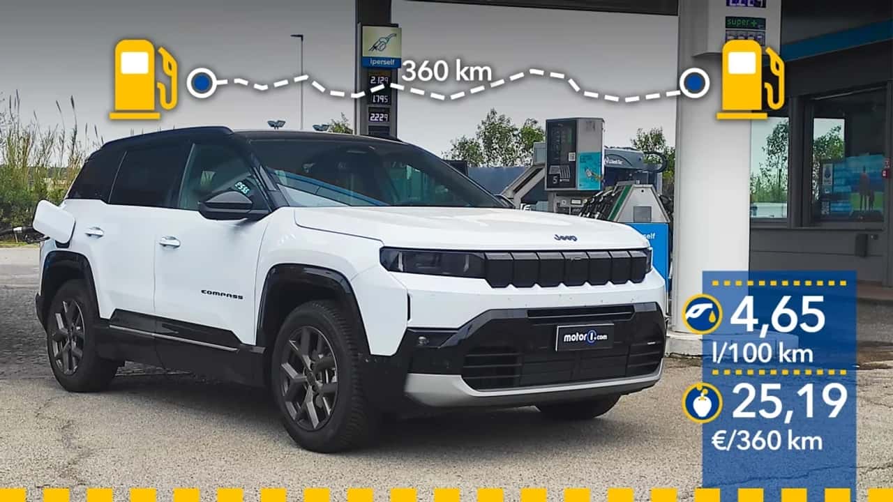 Jeep Compass eHybrid 2026, consumo real
