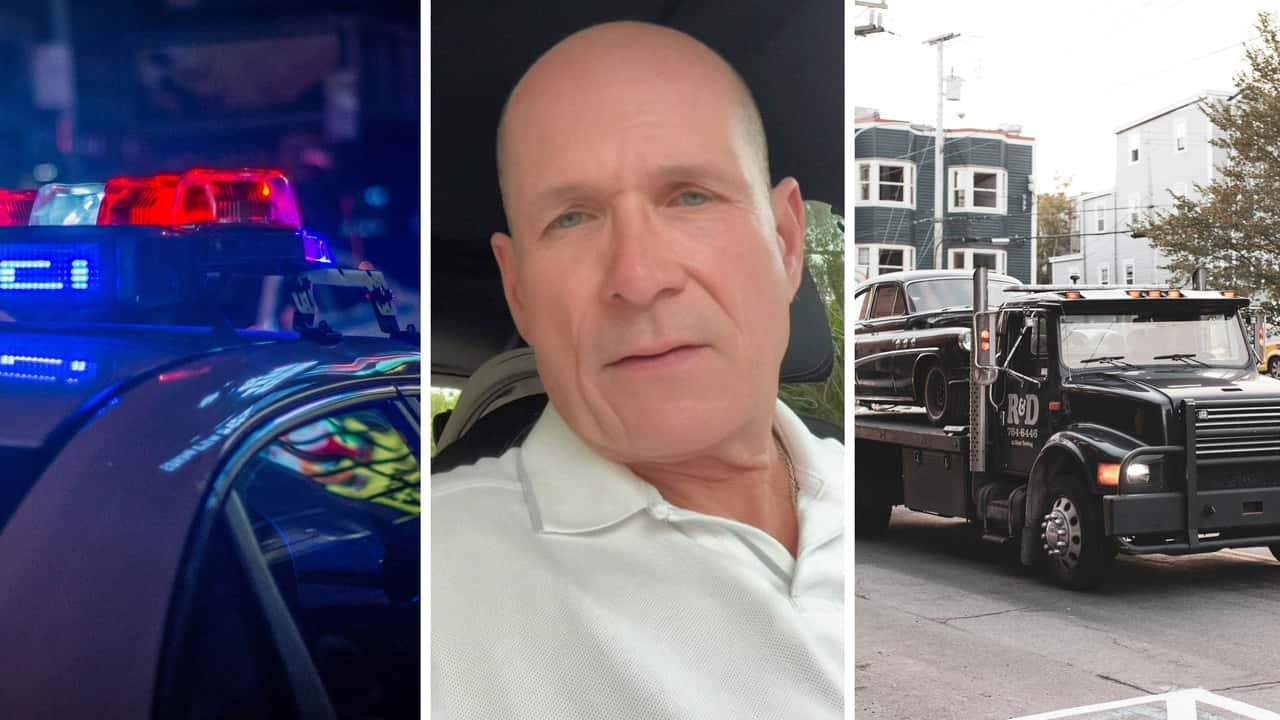Cop Calls A Tow Truck After An Accident