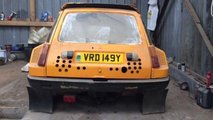 Renault 5 Gordini Turbo abandonado