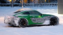 2023 Mercedes-AMG GT Coupe less camo spy photo