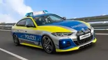 BMW i4 per la polizia tedesca, il tuning di AC Schnitzer