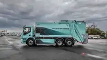 Il Volvo FE Electric per trasporto rifiuti di Busi Group - vista laterale
