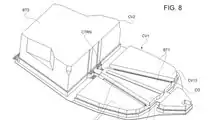 Ferrari EV Layout Patent Drawings