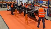 Volta Zero Design Verification prototype chassis assembly