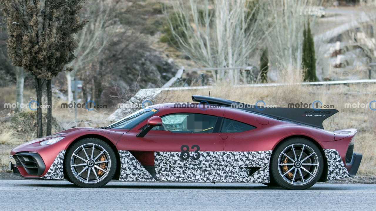 Mercedes-AMG One prototipo su strada
