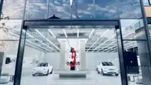 Negozio Tesla Giga Laboratory in Cina