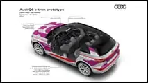Audi Q6 e-tron, gli interni del SUV elettrico