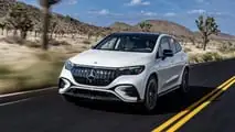 2024 Mercedes-AMG EQE SUV Exterior Front Quarter
