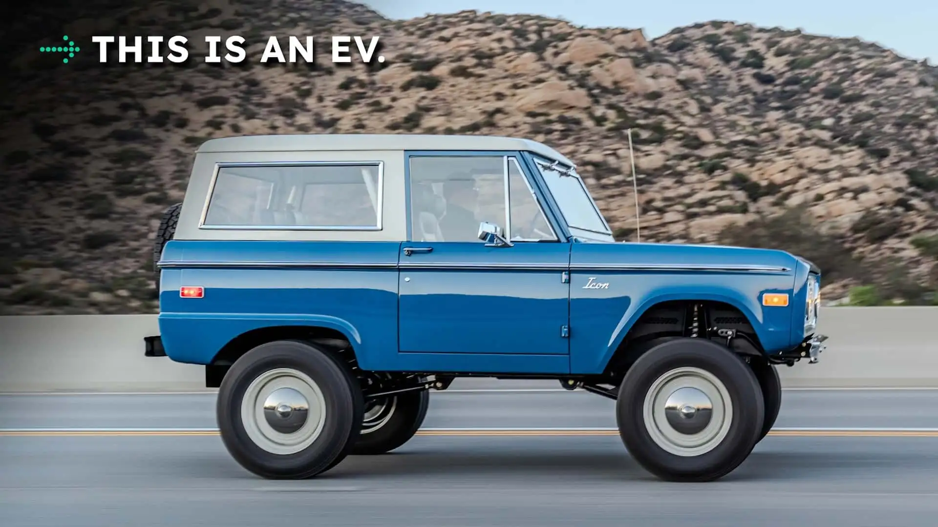 Icon's Ford Bronco Proves Old Cars Can Have The Latest EV Tech, image size:1920x1080