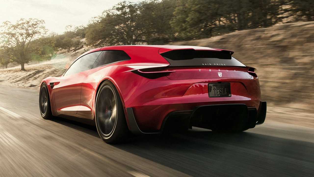Tesla Roadster Render