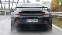 Porsche 911 GT3 Spied Up da vicino guida posteriore
