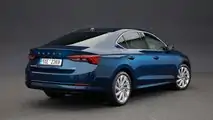 Skoda Octavia G-Tec (2020): Heckansicht der Limousine