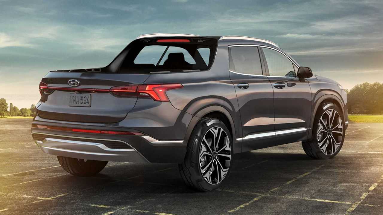 Picape Hyundai Santa Cruz - Projeção