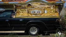Buddhist Hearse Detail - Abandoned Cars In Fukushima, Japan