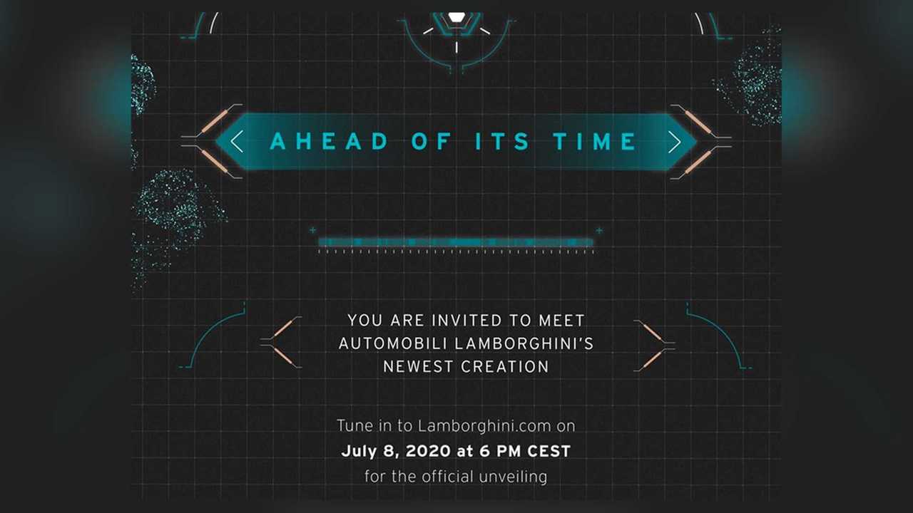 Lamborghini 8 Temmuz 2020 Teaser