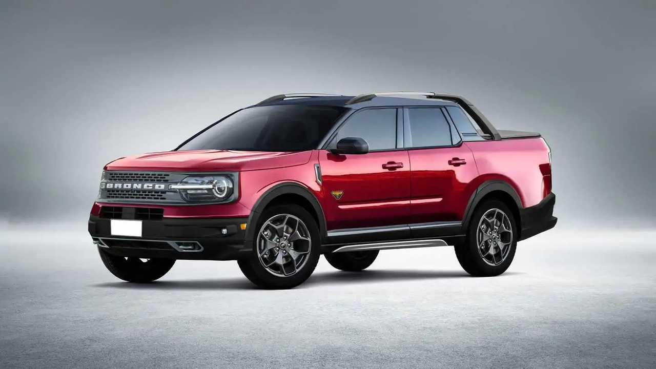 Ford Bronco Sport Pickup Render'ları