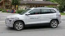 Skoda Karoq restyling, fotos espía