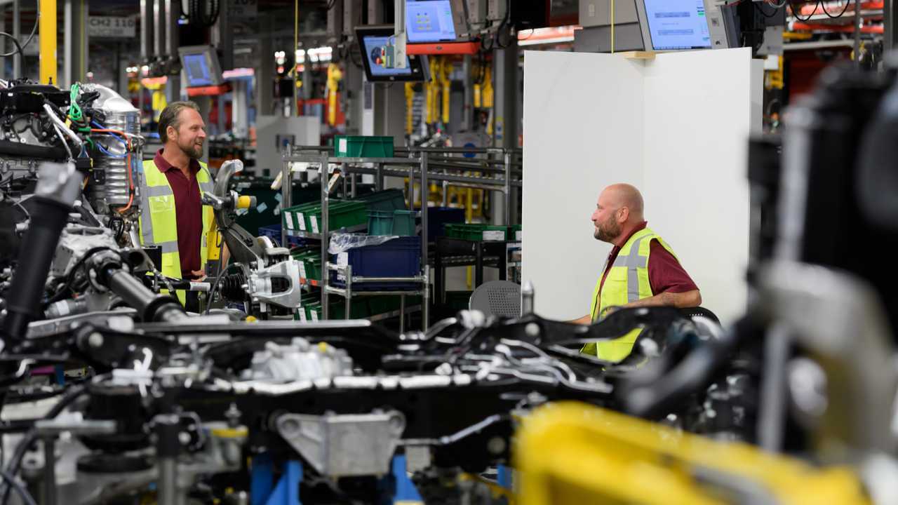First Range Rover built under social distancing