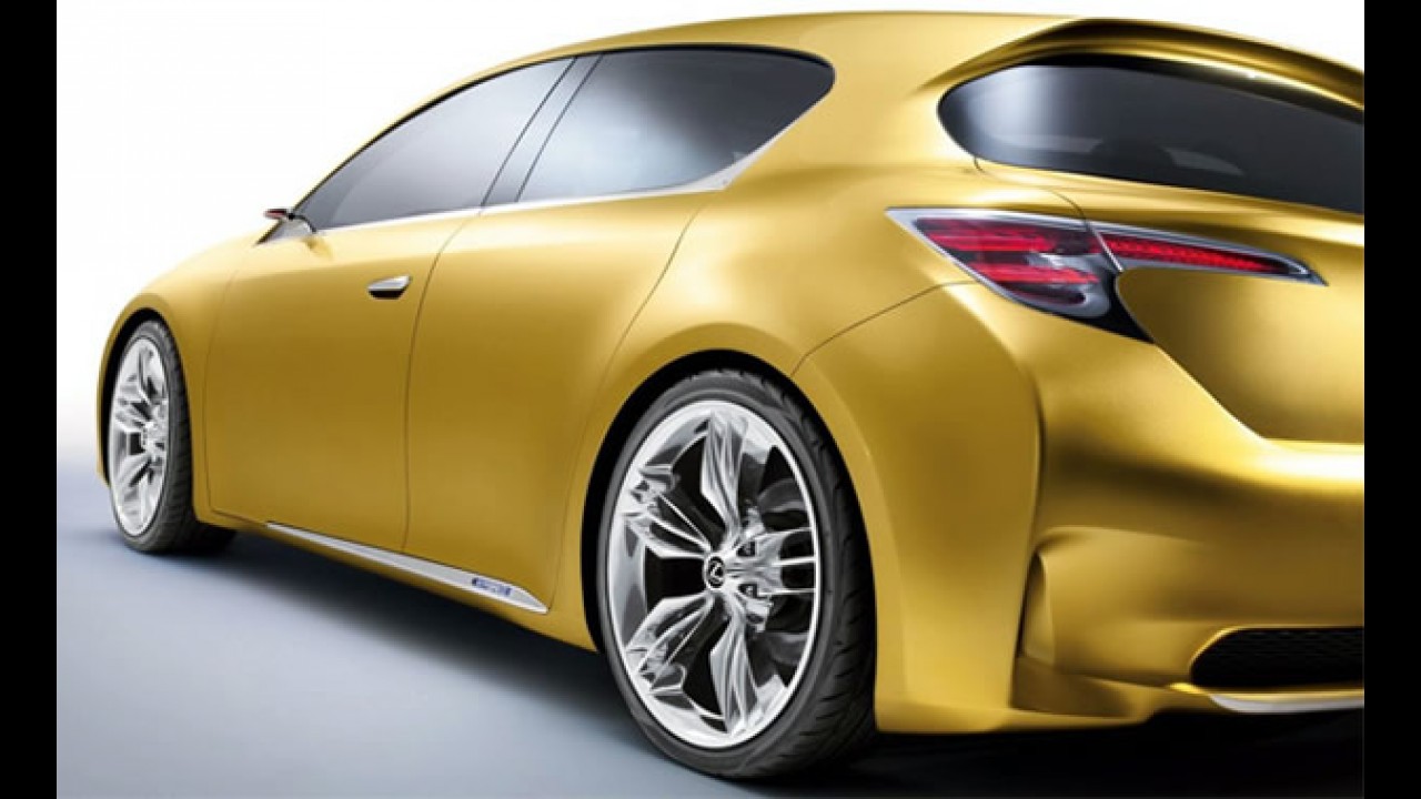 Lexus revela o conceito LF-Ch por completo - Modelo terá o sistema híbrido do Toyota Prius