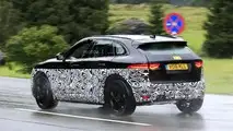 Jaguar E-Pace test mule spy photo