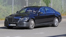 2018 Mercedes S-Class facelift spy photo