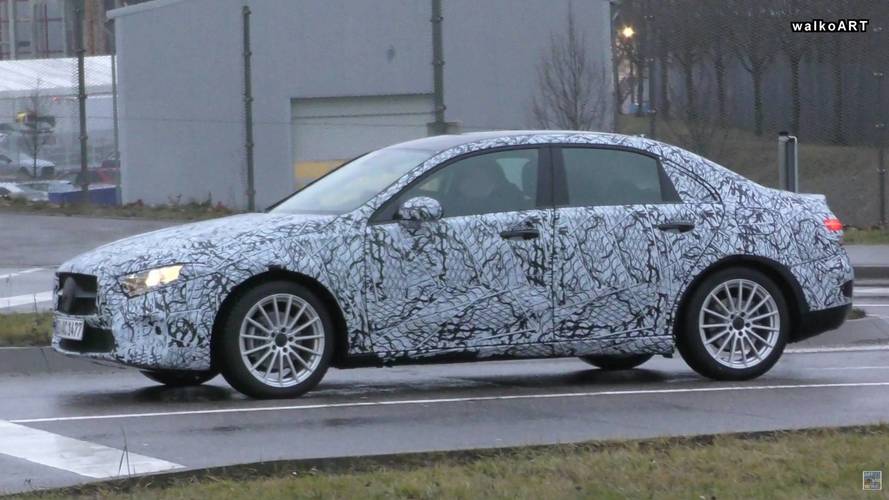 Mercedes A-Class Sedan spy
