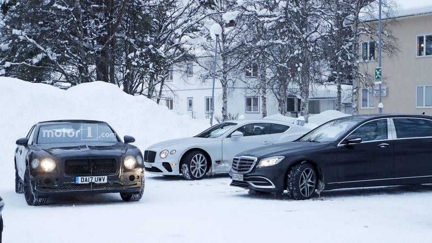 2019 Bentley Flying Spur spy photo