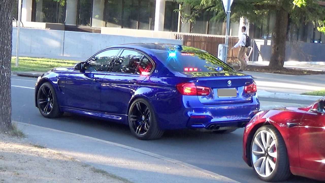 BMW M3 de la policía australiana camuflado
