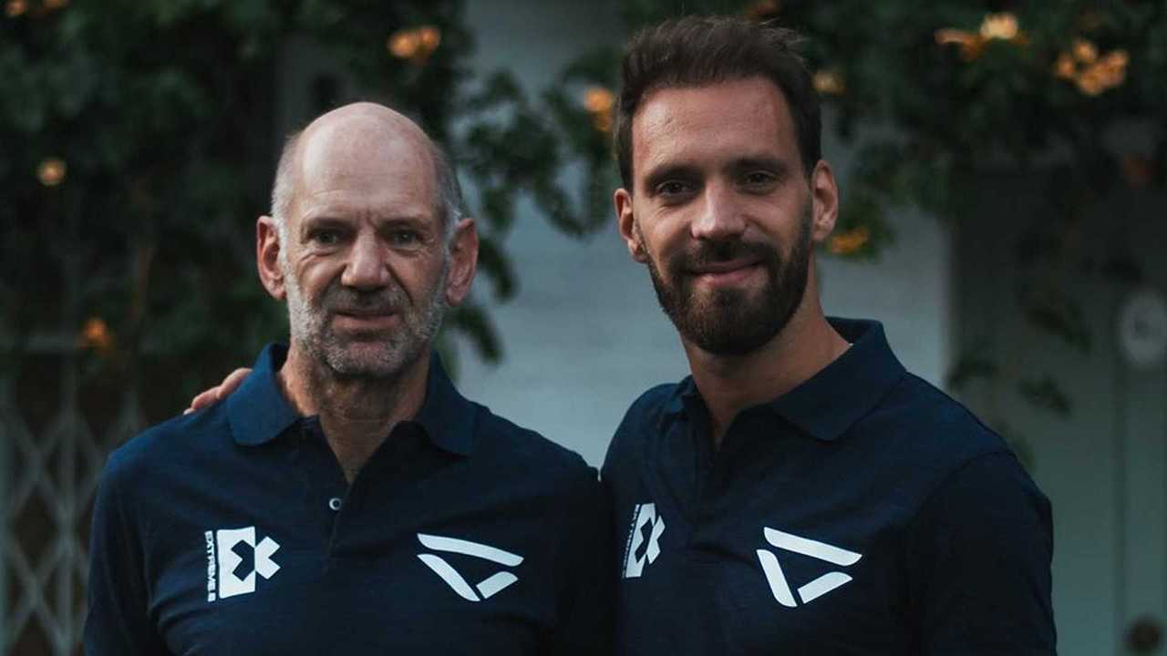 Adrian Newey et Jean-Eric Vergne