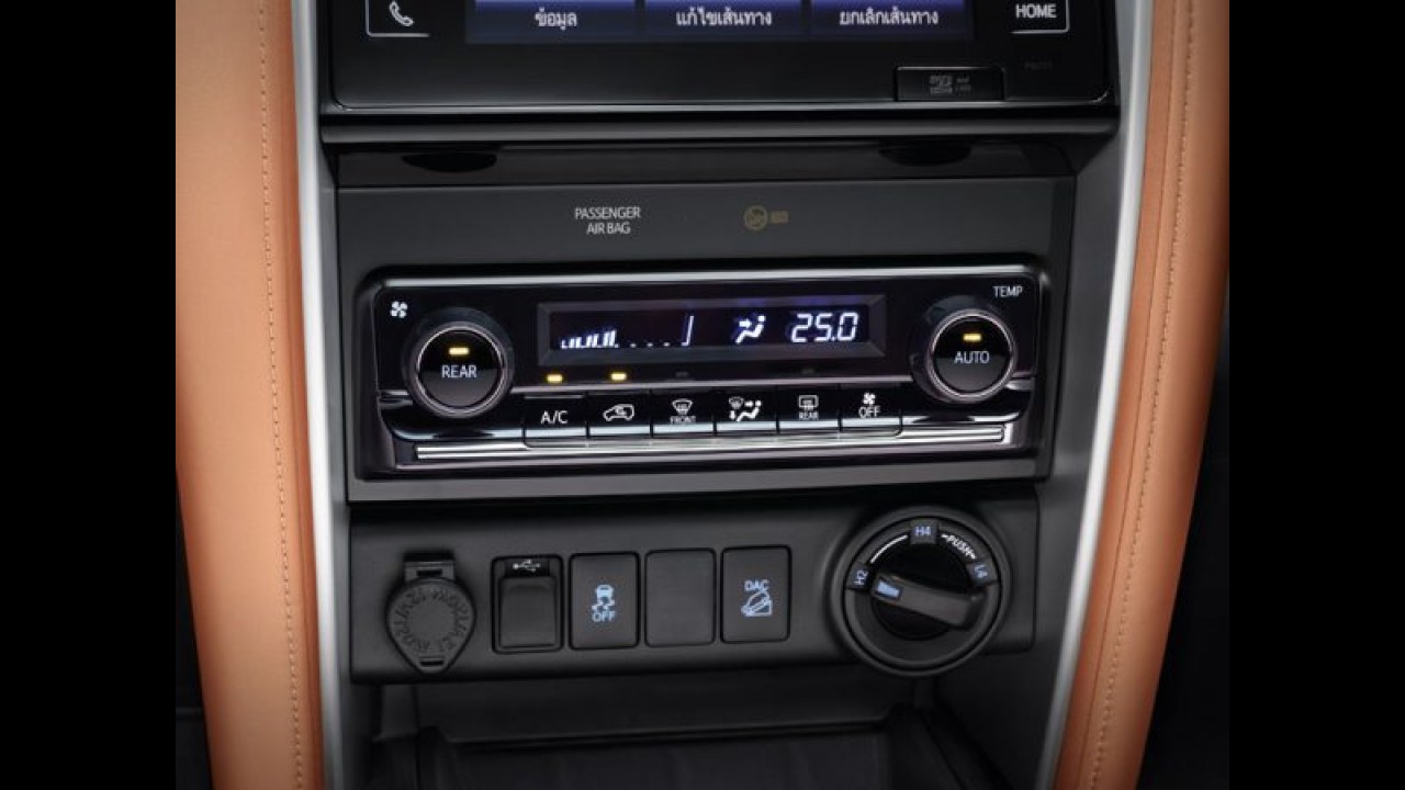 Toyota SW4 2016: primeiras imagens oficiais do interior são reveladas