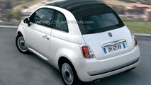 Fiat 500 Cabrio Artists Rendering
