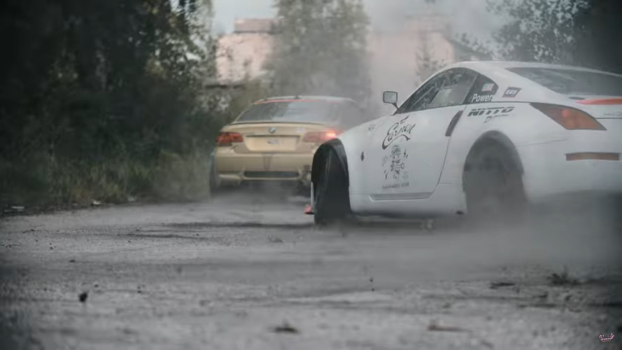 VIDÉO - Une Nissan et deux BMW dans une base soviétique