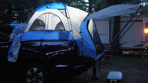 2017 Honda Ridgeline with tent accessory