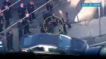 Stolen Chevy Volt trying to escape the police