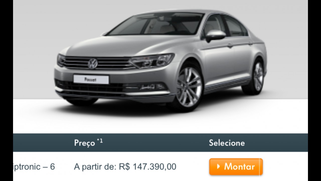 Lançado há menos de dois meses, novo Volkswagen Passat já está mais caro