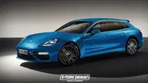 Porsche Panamera Sport Turismo 2018 rendu