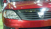 Facelifted Dacia Logan spy photos