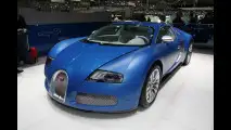 Bugatti Veyron Bleu Centenaire al Salone di Ginevra 2009