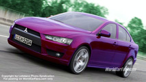 SPY PHOTOS: High Performance Mitsubishi Lancer