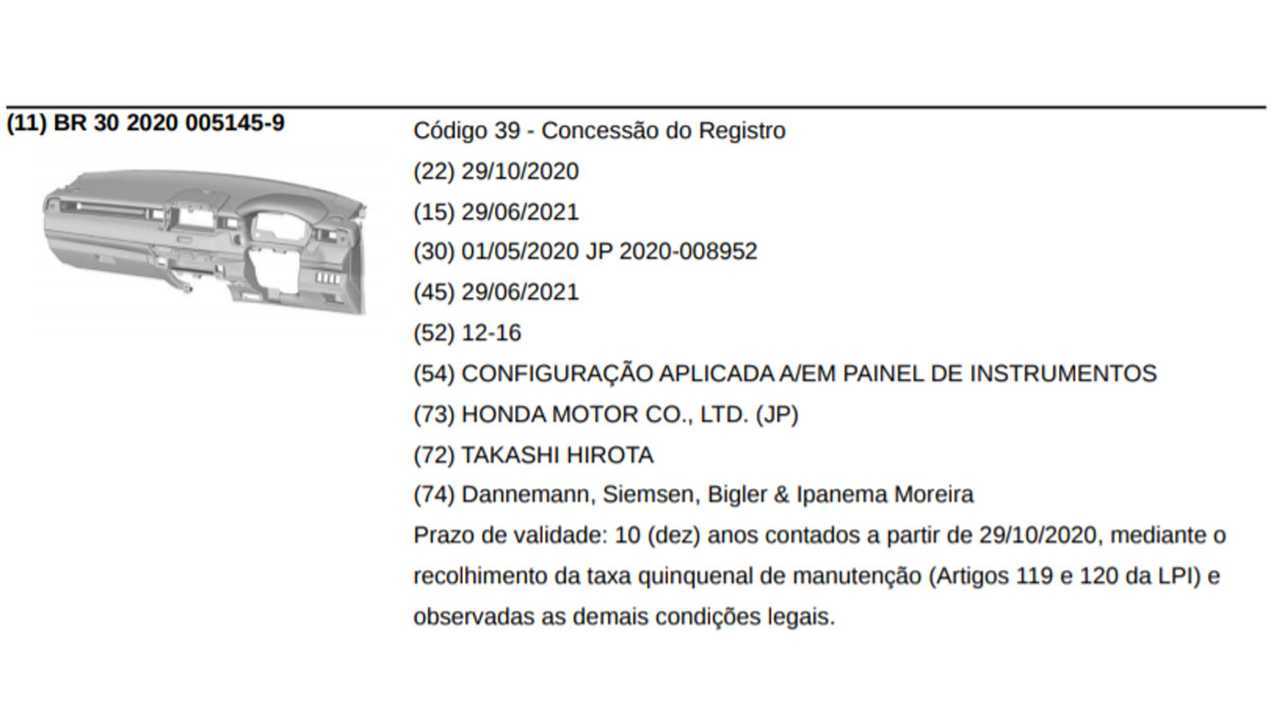 Novo Honda HR-V - Registro no Brasil